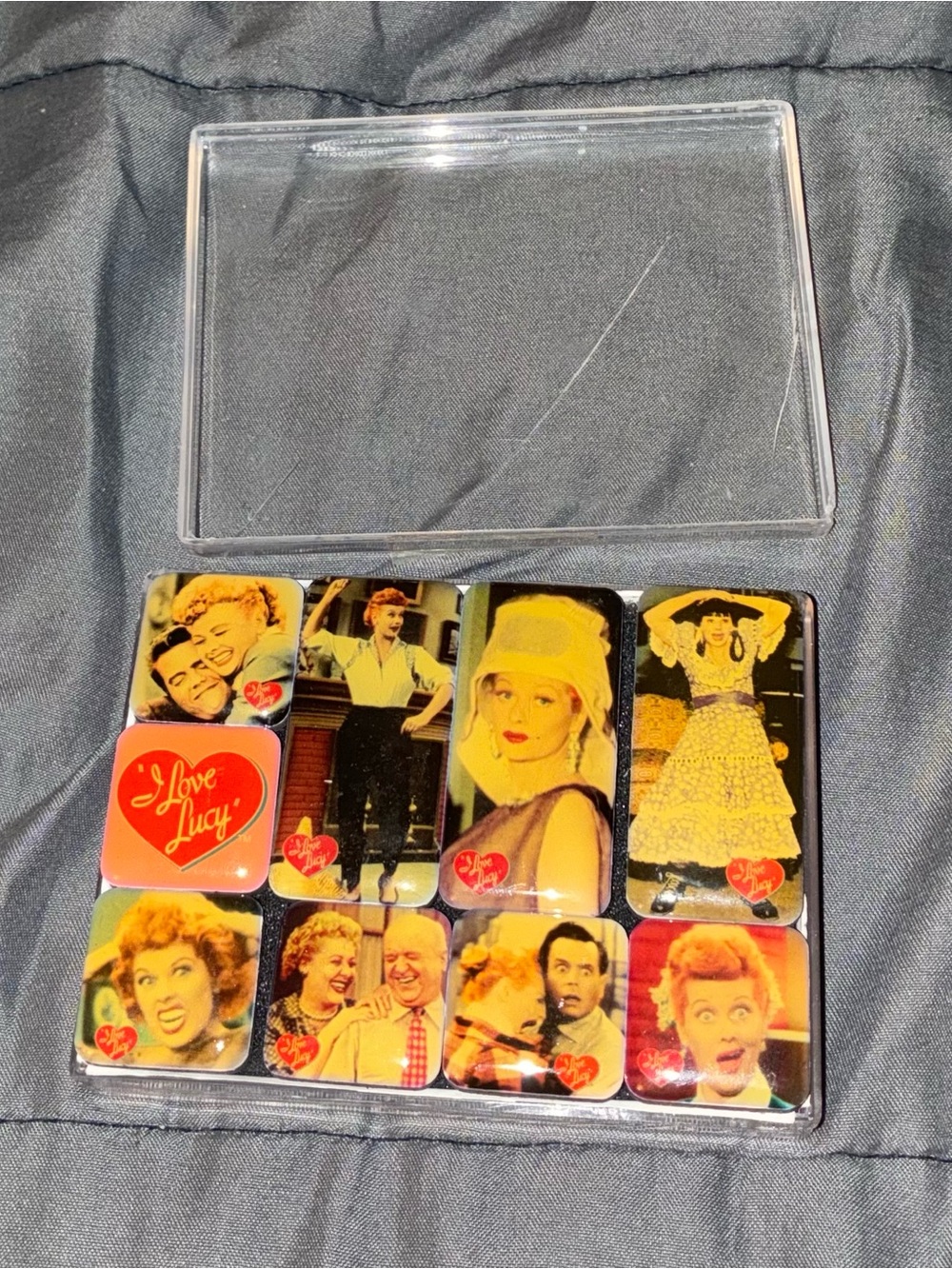 I Love Lucy Collectible Domino Set - Yellow Accent
